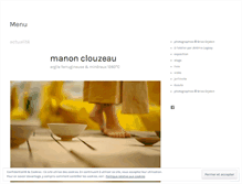 Tablet Screenshot of manonclouzeau.com